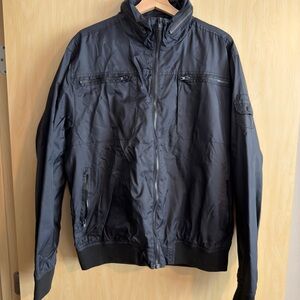 Repair Men's Black Windbreaker Jacket